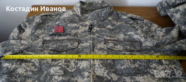 NASCAR Dale Earnhardt Jr 88 National Guard камуфлажно яке НАСКАР, снимка 12 - Якета - 51974837