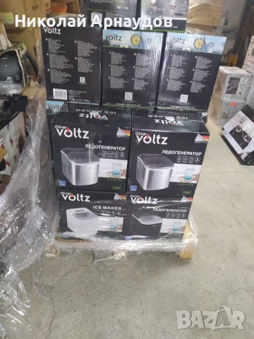 Ледогенератор Oliver Voltz OV51447CS, 100W~120W, 12кг./24ч., 1.3л., Инокс, снимка 3 - Други - 50455200