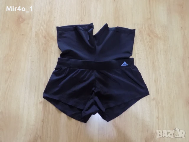 нови къси панталони adidas адидас клин гащета шорти екип спорт фитнес крос дамски оригинални М, снимка 5 - Спортни екипи - 51191495