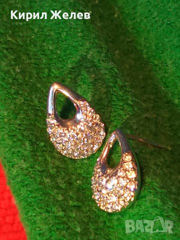 ПРЕКРАСНИ СКЪПОЦЕННИ СРЕБЪРНИ НЕЖНИ АРТ ОБЕЦИ РОДИРАНО СРЕБРО 925 с ФАСЕТИРАНИ ЦИРКОНИ 38756, снимка 17 - Обеци - 41730328