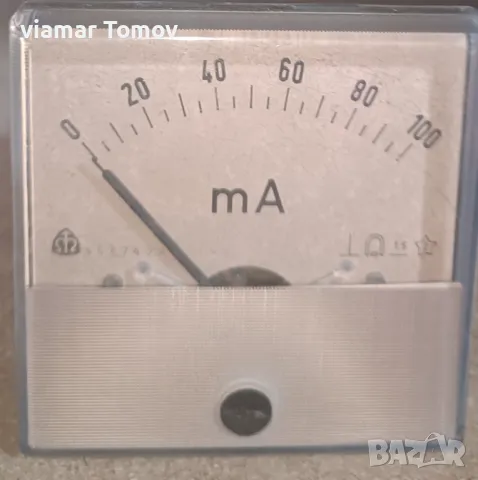 Милиамперметр  100мА, снимка 11 - Други машини и части - 47817484
