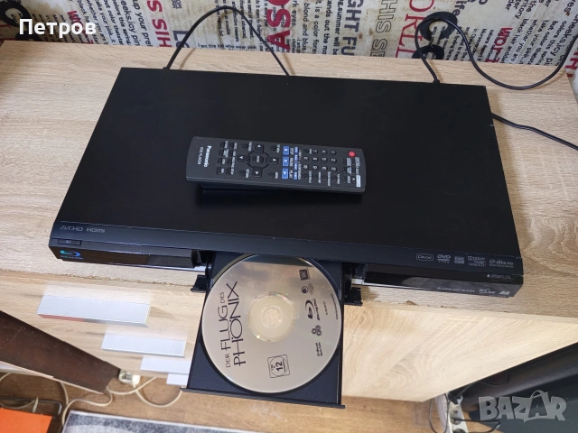 "Panasonic"DMP-BD35 Blu-Rey ДВД плейър, снимка 10 - Плейъри, домашно кино, прожектори - 53645105