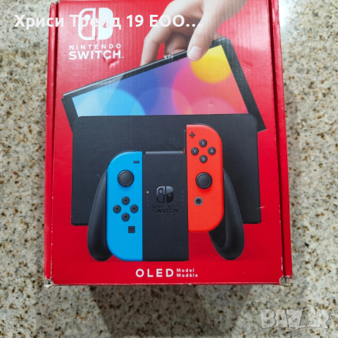 Nintendo Switch OLED – в оригинална кутия, снимка 2 - Nintendo конзоли - 53817722