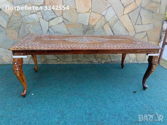 МАСА ХОЛНА МАСИЧКА ЧИПЪНДЕЙЛ ИНТАРЗИЯ-1220Х590Х460ММ