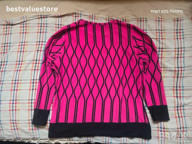 Дамска Блуза Divina Размер XL Розов И Черен Цвят Бързосъхнеща