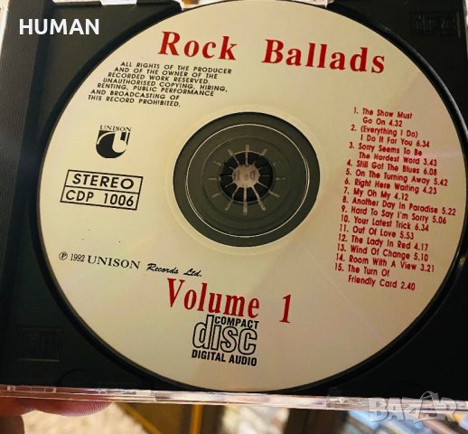 Rock Ballads - Unison - Union , снимка 3 - CD дискове - 42205631