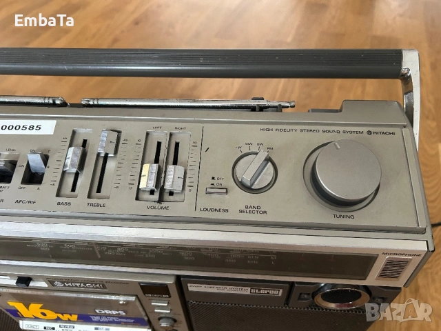 Hitachi TRK 8190E радио касетофон, снимка 3 - Радиокасетофони, транзистори - 53561153