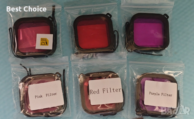 Водоустойчив корпус FitStill за екшън камери GoPro Hero 9/10/11/12 Black, + 6 филфилтъра за гмуркане, снимка 2 - Камери - 52907398