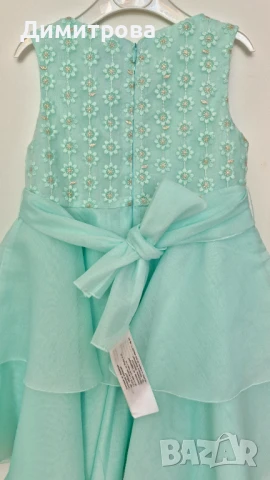 Mayoral рокля в цвят мента , снимка 4 - Детски рокли и поли - 50785350