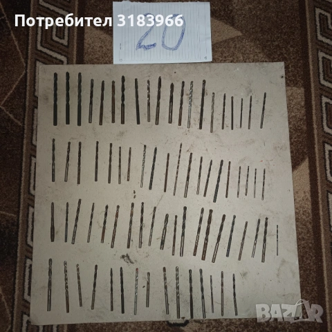 голям лот бургии 75 броя № 20, снимка 2 - Други инструменти - 53840146