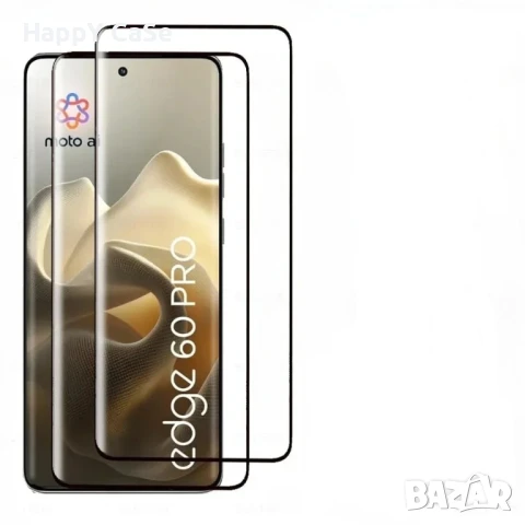 Motorola Edge 60 / 60 Pro / 60 Fusion / 3D ЦЯЛО ЛЕПИЛО Стъклен протектор за екран, снимка 2 - Фолия, протектори - 50646008