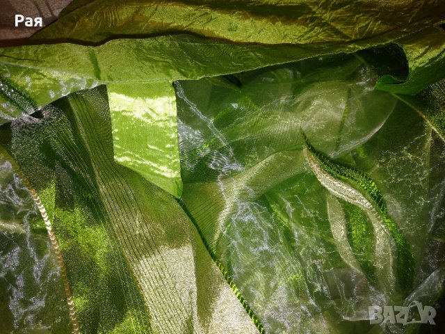 Перде  в зелено 180 на 285см , снимка 9 - Пердета и завеси - 35828049