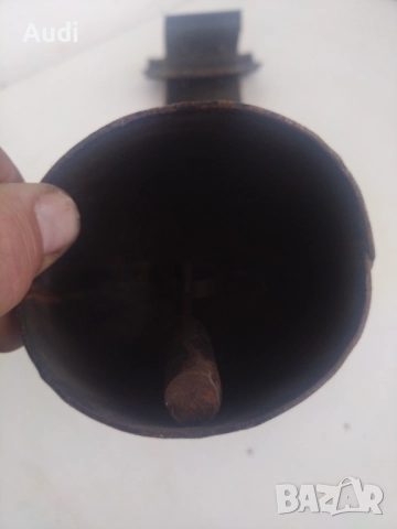 Голям чан хлопка звънец с кожена каишка, снимка 6 - Антикварни и старинни предмети - 52792070