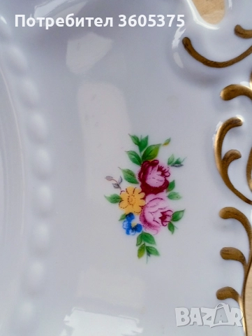 Чешко порцеланови плато, снимка 3 - Антикварни и старинни предмети - 51956215