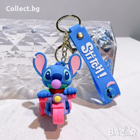 Ключодържател Стич на триколка, снимка 1