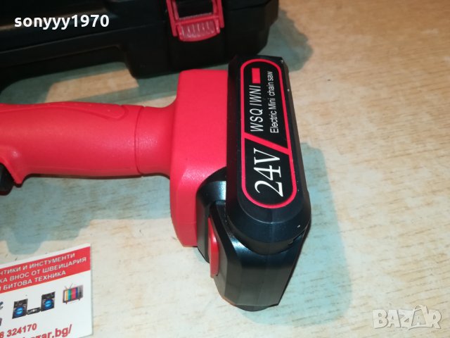 МИНИ РЕЗАчКА ЗА КЛОНИ С 2 БАТЕРИИ И 2 ВЕРИГИ 2310211740, снимка 5 - Градинска техника - 34559281