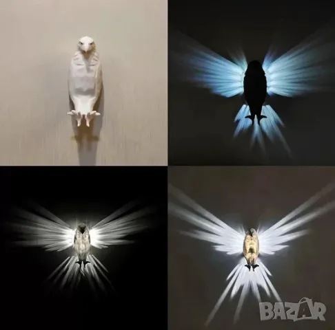 Лампа орел/сокол за стена 