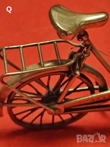 сребърна миниятура колело , снимка 8 - Колиета, медальони, синджири - 50368117