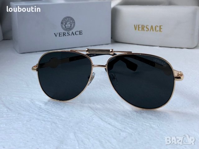 Versace VE2236 мъжки слънчеви очила авиатор унисекс дамски, снимка 7 - Слънчеви и диоптрични очила - 41939999