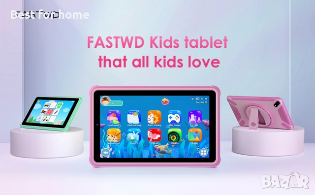 Детски таблет с Android 14 от FASTWD, 10-инчов, 36GB RAM + 128GB, снимка 11 - Таблети - 53843540