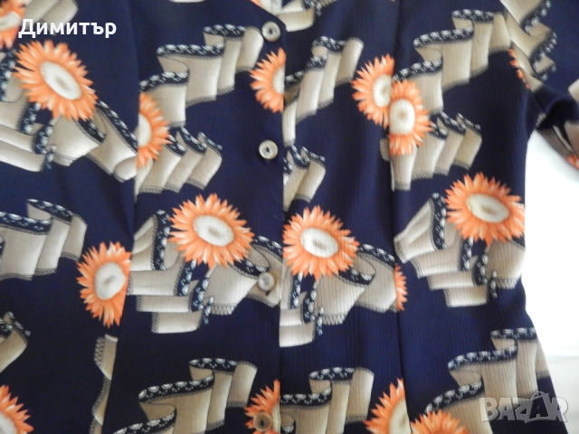 Копринена рокля ХЛ размер, снимка 5 - Рокли - 52040924