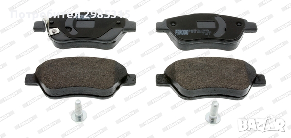 НАКЛАДКИ ПРЕДНИ С АКУСТИЧЕН ДАТЧИК CORSA-D 2007г