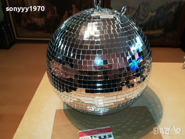 *Голяма профи диско топка-30см-за ДИСКОТЕКА/БАР, снимка 2 - Ресийвъри, усилватели, смесителни пултове - 15575877