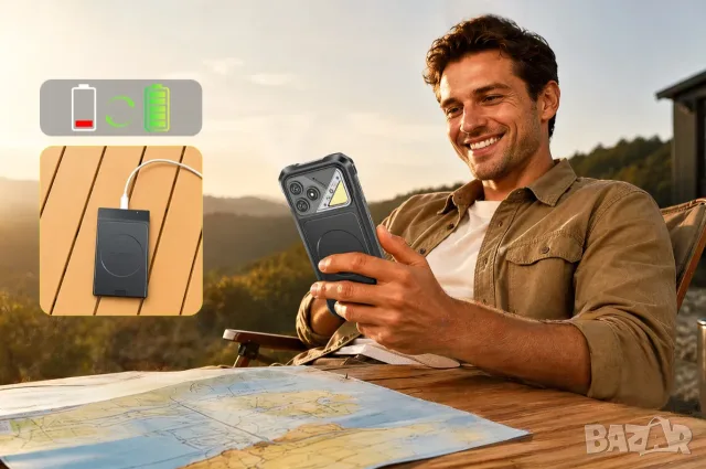 Cubot KingKong Dura - 2 сменяеми батерии 5000mAh, 8GB+12GB/256GB, 64MP, защита IP68/IP69K/MIL-STD810, снимка 10 - Други - 55731899