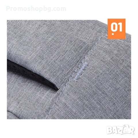 Раница за лаптоп Onyx, 43x30x15 см, 15,6 инча, Водоустойчива, Сива, размери 43x30x14 cm, снимка 4 - Раници - 40361741