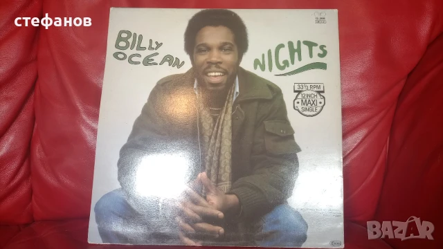 Макси сингъл грамофонна плоча на  BILLY 0CEAN „NIGHTS”, Холандия, снимка 2 - Грамофонни плочи - 50740309