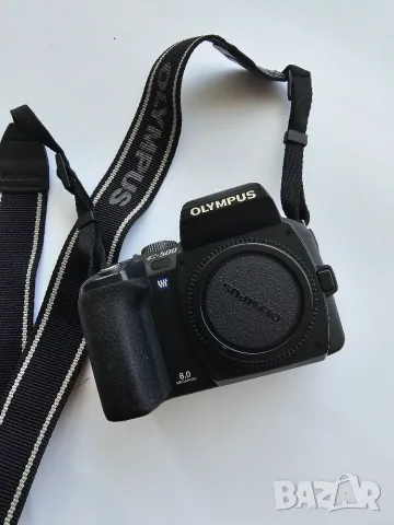 Фотоапарат Olympus E-500 с два обектива, снимка 3 - Фотоапарати - 55822031