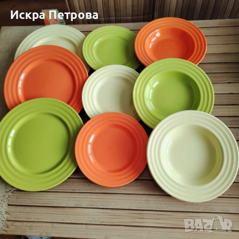Румънски керамични чинии серия Уейви