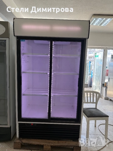 Двойна хладилна витрина 112/70/200см, снимка 3 - Витрини - 52279010