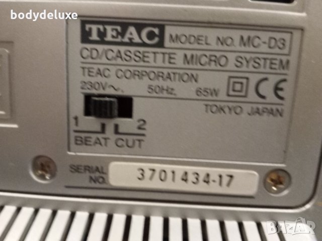 Teac MC-D3 аудио система, снимка 4 - Аудиосистеми - 18851822