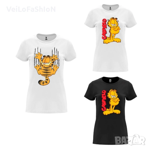 Нова дамска тениска с Гарфилд