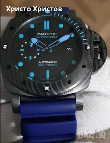 Мъжки луксозен часовник Panerai Submersible, снимка 5 - Мъжки - 41630567