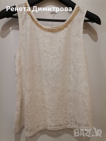 Дамски потник, отпред с дантела