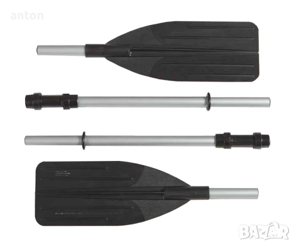 Надуваема лодка комплект INTEX Seahawk 4 за 4 души, PVC, 351 х 145 см  зелена, снимка 4 - Водни спортове - 53631104