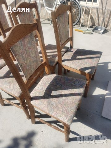 Продавам 6 дървени стола. , снимка 2 - Маси - 42484260