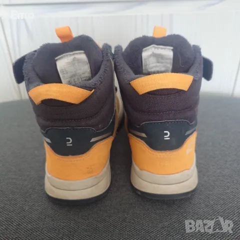 Детски непромокаеми кожени туристически обувки QUECHUA, снимка 5 - Детски обувки - 50175070