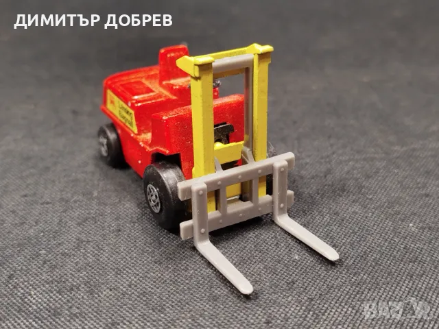 СТАРА РЕТРО МЕТАЛНА КОЛИЧКА MATCHBOX ENGLAND FORKLIFT TRUCK, снимка 5 - Колекции - 48881817