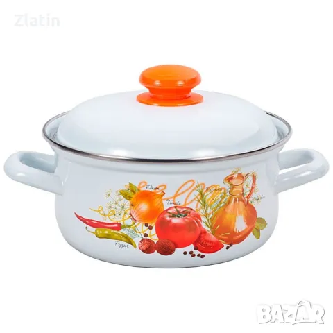 Eмайлиранa тенджерa + капак 3 литра