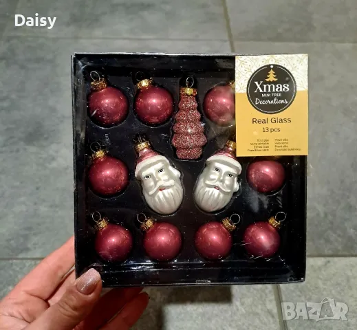 Коледни играчки от стъкло, снимка 9 - Декорация за дома - 48054165