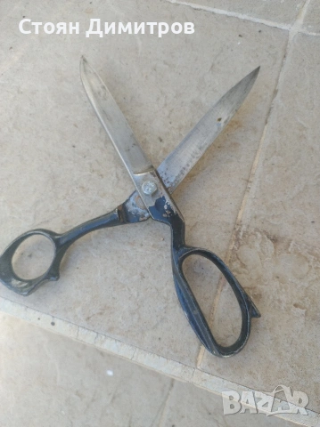 Стара българска ножица,,чилик,, стомана 25см дължина