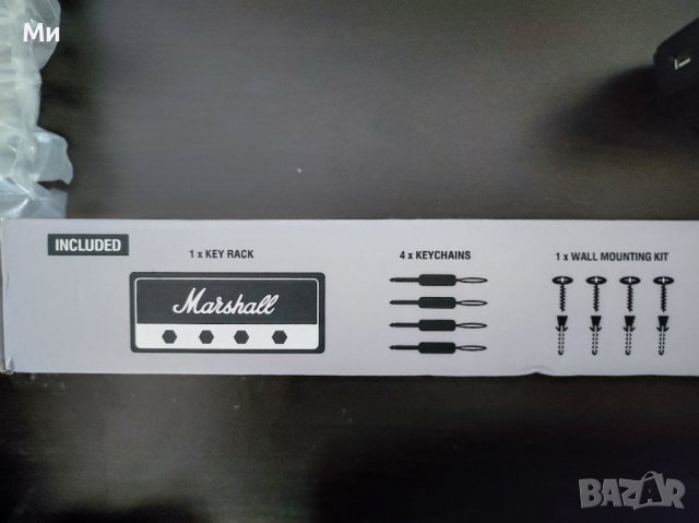 Стенна поставка за ключове, с дизайн на усилвател Marshall, снимка 12 - Декорация за дома - 41223150