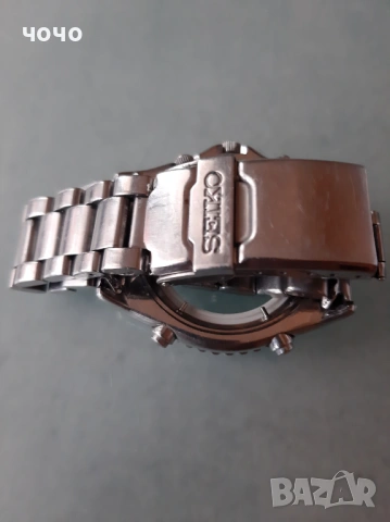 Сейко хронограф -Корпус,верижка ,стъкло без заден капак, снимка 4 - Други - 53611104