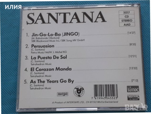 Santana – 1989 - Santana(Rock, Latin, Blues), снимка 3 - CD дискове - 42474354