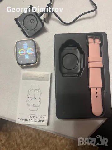 Smartwatch IPhone,съвместим с Android голям екран,Bluetooth , снимка 2 - Смарт гривни - 49506448