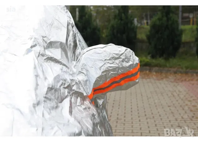 ПОКРИВАЛО ЗА КОЛА, БРЕЗЕНТОВО ДВОЙНО ПОДСИЛЕНО И ПОДПЛАТЕНО, XL - 530/180/120см, снимка 3 - Аксесоари и консумативи - 43293687
