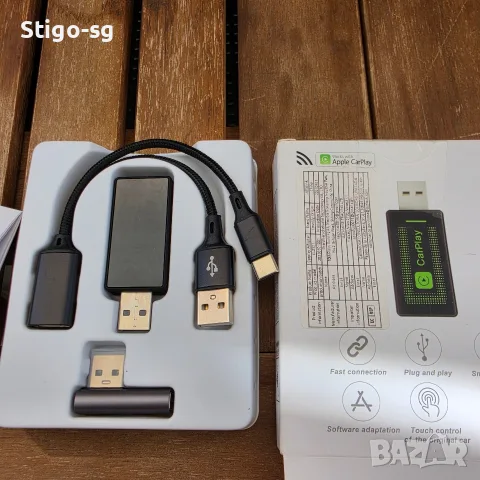 Безжичен CarPlay адаптер Lyssiefeel CLZ121 , снимка 5 - Аксесоари и консумативи - 55978078
